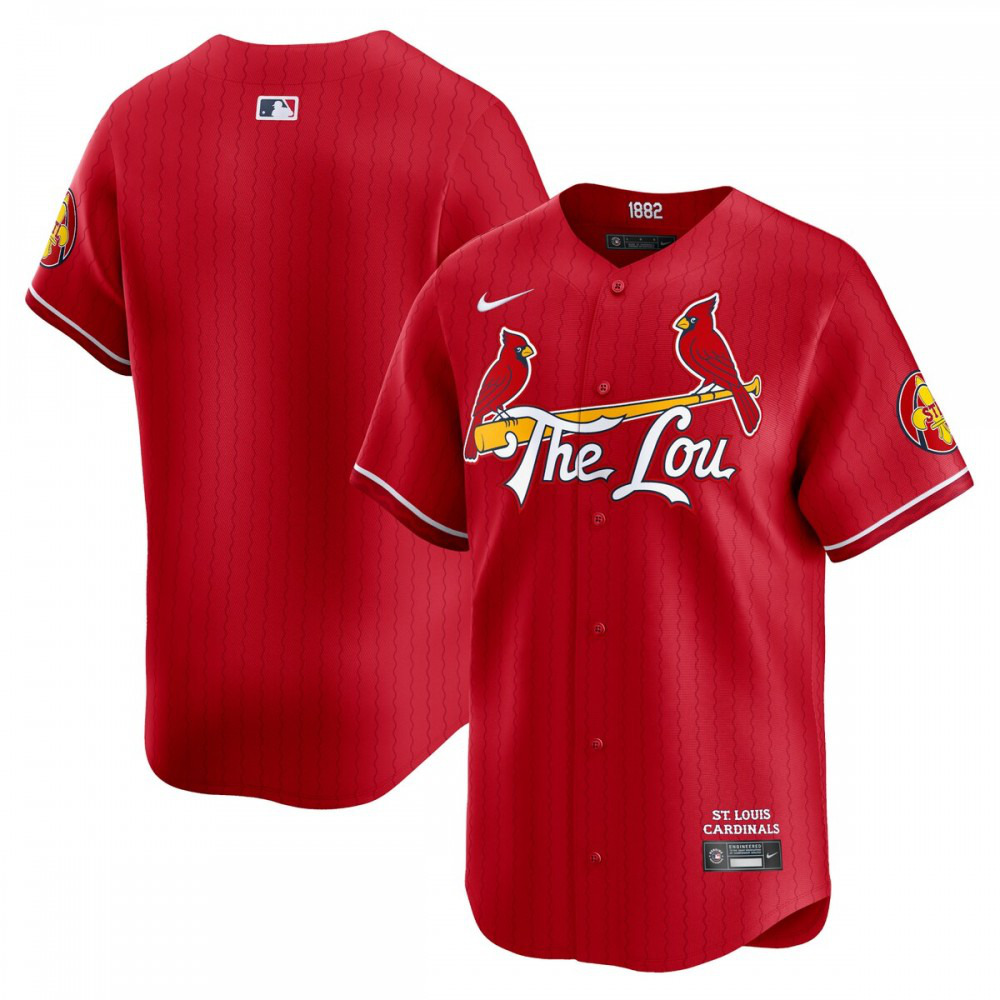St. Louis Cardinals 2024 City Connect Limited Jersey - Red-Pro Kit Vault | Brand New 26/27 Sports Jerseys